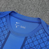 25/26 PSG Grid Tower Blue Tank top and shorts suit