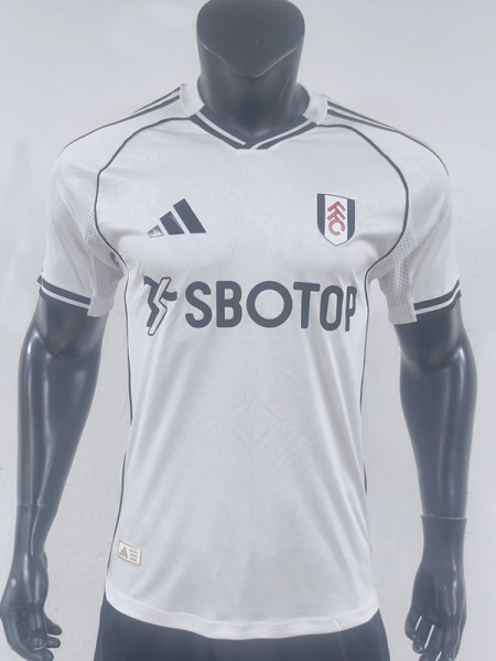 25/26 Fulham Home Player Version Soccer Jersey