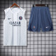 25/26 PSG Grid Tower White Tank top and shorts suit
