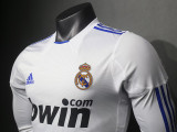 2010/2011 RMA Home Player Version Long Sleeve Retro Soccer Jersey (长袖球员)