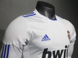 2010/2011 RMA Home Player Version Long Sleeve Retro Soccer Jersey (长袖球员)