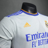 21/22 RMA Home Player Version Long Sleeve Retro Soccer Jersey长袖