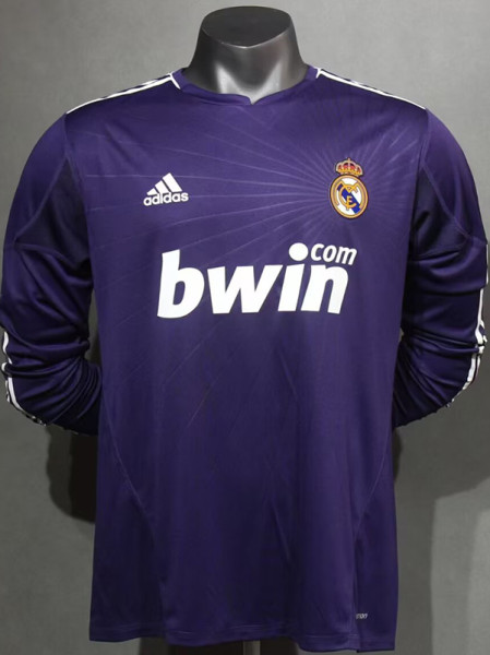 2010/2011 RMA Third Player Version Long Sleeve Retro Soccer Jersey (长袖球员)