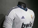 2012/2013 RMA Home Player Version Long Sleeve Retro Soccer Jersey(长袖)