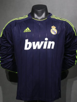 2012/2013 RMA Away Player Version Long Sleeve Retro Soccer Jersey(长袖)