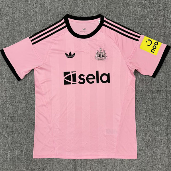 25/26 Newcastle Goalkeeper Pink Fans  Soccer Jersey