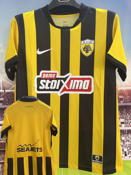 25/26 AEK FC Home Fans Soccer Jersey