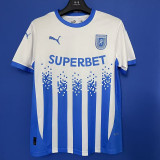 25/26 Craiova White Blue Fans Soccer Jersey