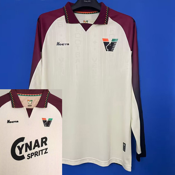 25/26 Venezia FC Away Long Sleeve Soccer Jersey(CYNAR胸前广告)