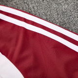 25/26 Bayern Red Hooded Windbreaker Tracksuit