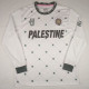 Palestine Twelve flowers English Edition Long Sleeve Retro  Soccer Jersey