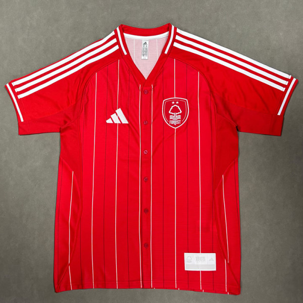 25/26 Nottingham Red Casusl Edition  Baseball jersey