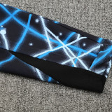 25/26 INT Royal Blue Printing Half Pull Tracksuit  (半拉链)