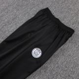 25/26 PSG Jordan Black Inkjet Kids Half Pull Tracksuit #E25132 (童装\半拉链)