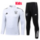 25/26 Germany White Half Pull Tracksuit #E25150 (童装四星\半拉链)