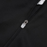 25/26 Germany Black Half Pull Tracksuit #B2586 (四星\半拉链)