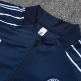 25/26 PSG Jordan Royal Blue Inkjet Half Pull Tracksuit#B2591 (半拉链)