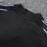 25/26 PSG Jordan Black Inkjet Half Pull Tracksuit #B2573 (半拉链)