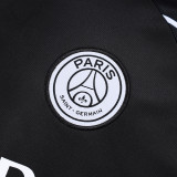 25/26 PSG Jordan Black Inkjet Kids Half Pull Tracksuit #E25132 (童装\半拉链)