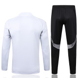 25/26 Germany White Half Pull Tracksuit #B2587 (四星\半拉链)
