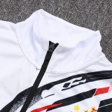 25/26 Sao Paulo FC White Inkjet Jacket Tracksuit#A2574 (半拉链)