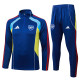 25/26 ARS Royal Blue Retro Half Pull Tracksuit #B2592(半拉链)