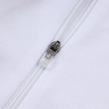 25/26 Ajax White Kids Half Pull Tracksuit #E25125(童装/半拉链)