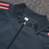 25/26 Bayern Grey Half Pull Tracksuit #B2590 (半拉链)