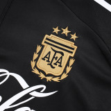 25/26 Argentina Black Half Pull Tracksuit#E25130 (童装\半拉链)
