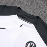 25/26 CHE White Half Pull Tracksuit#B2576 (半拉链)