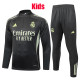 25/26 RMA Grey Green Kids Half Pull Tracksuit #E25139(童装、半拉链)