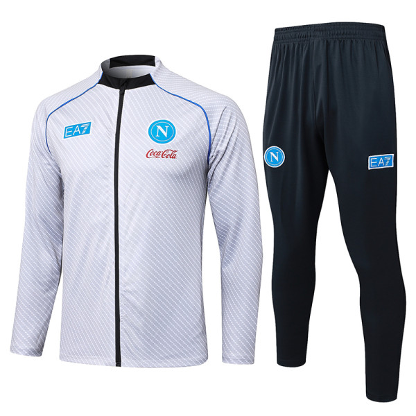 25/26 Napoli Light Gray Inkjet Jacket Tracksuit#A2582