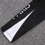 25/26 PSG Jordan Black Inkjet Kids Half Pull Tracksuit #E25132 (童装\半拉链)