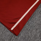 25/26 Sao Paulo Red &Grey Half Pull Tracksuit#B2575 (半拉链)