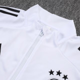 25/26 Germany White Half Pull Tracksuit #B2587 (四星\半拉链)