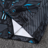 25/26 Napoli Dark Gray Inkjet Kids Half Pull Tracksuit #E25153(童装\半拉链)