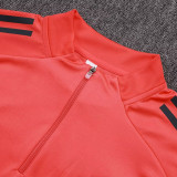 25/26 Bayern Orange Half Pull Tracksuit #E25120 (童装\半拉链)