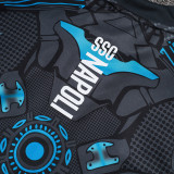 25/26 Napoli Dark Gray Inkjet Kids Half Pull Tracksuit #E25153(童装\半拉链)