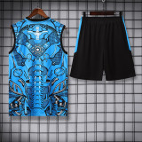 25/26 Napoli Blue Training Vest  Suit