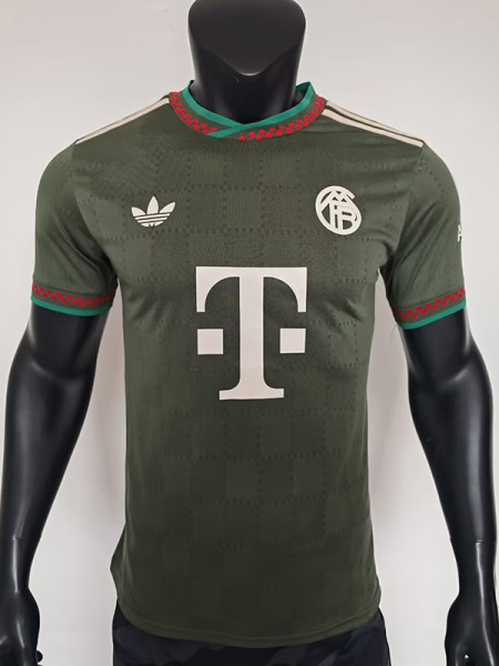 25/26 Bayern Special Edition Light Green Player Version Soccer Jersey