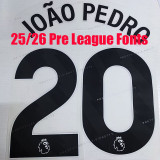 25/26 CHE Away Player Version Training Shirts&Long Pants