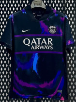 25/26 PSG Special Edition Black & Blue Fans Soccer Jersey