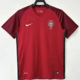 2016 Portugal Home Retro Soccer Jersey