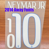 2014 Brazil Away Retro Soccer Jersey