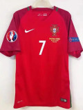 2016 Portugal Home Retro Soccer Jersey