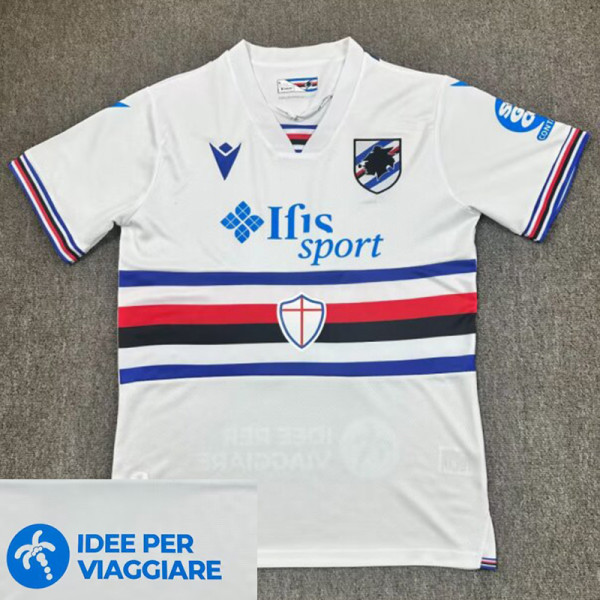 25/26 Sampdoria Away Fans Soccer Jersey