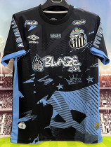 25/26 Santos FC Special Edition Black &Blue Fans Soccer Jersey