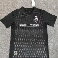 25/26 Monchengladbach Third Fans Soccer Jersey(左袖广告）