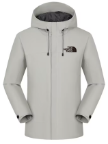 25/26 New THE NORTH FACE Beige White Hooded Waterproof Assault Suit#085防水