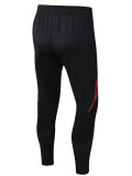 25/26 Man Utd Black Training Long Pants# C2529红裤边